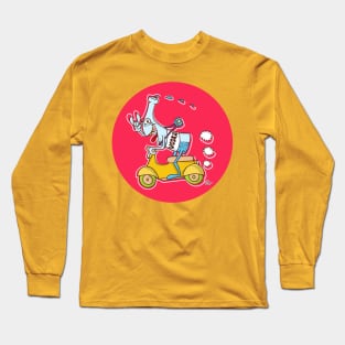 Drunk Scooter Long Sleeve T-Shirt